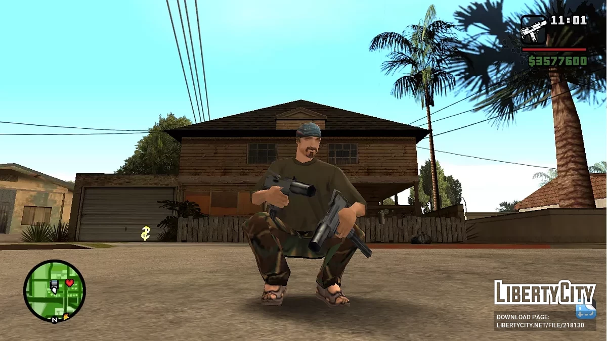 Набір зброї 3D-ери / GTA San Andreas