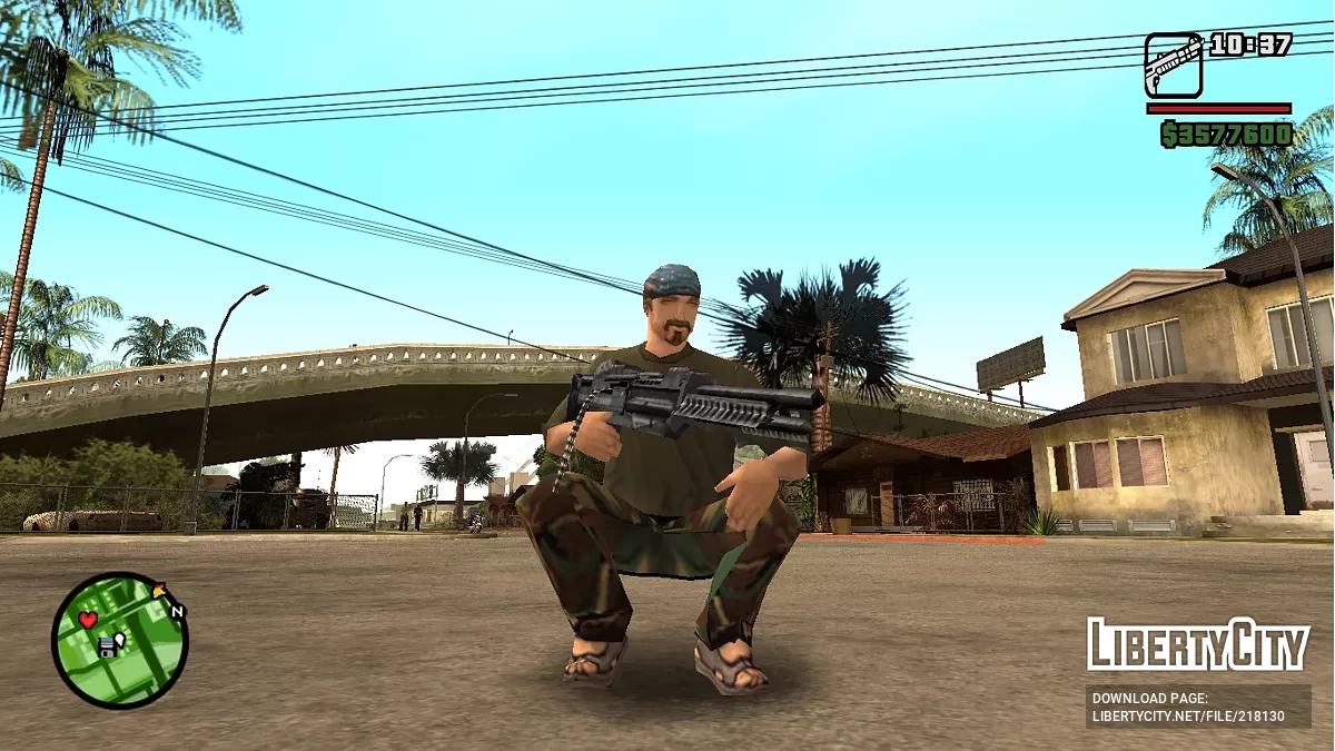 Набір зброї 3D-ери / GTA San Andreas