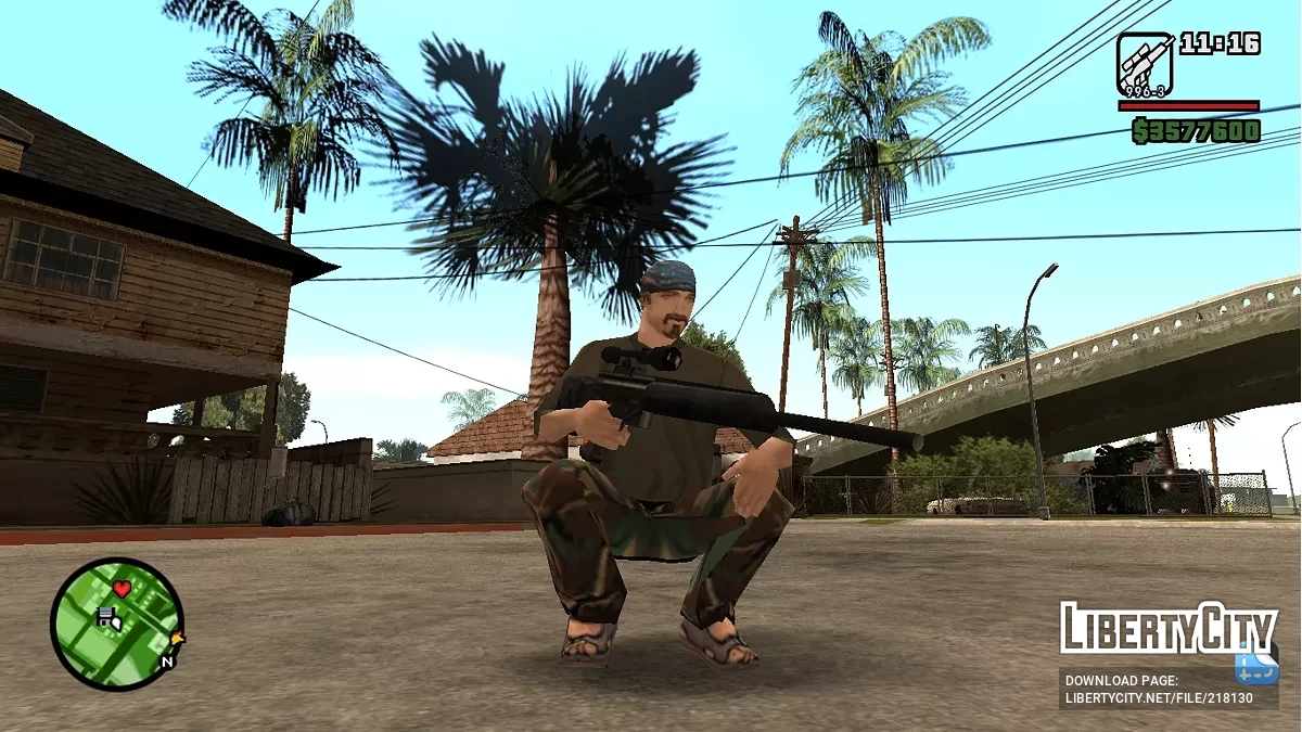 Набір зброї 3D-ери / GTA San Andreas