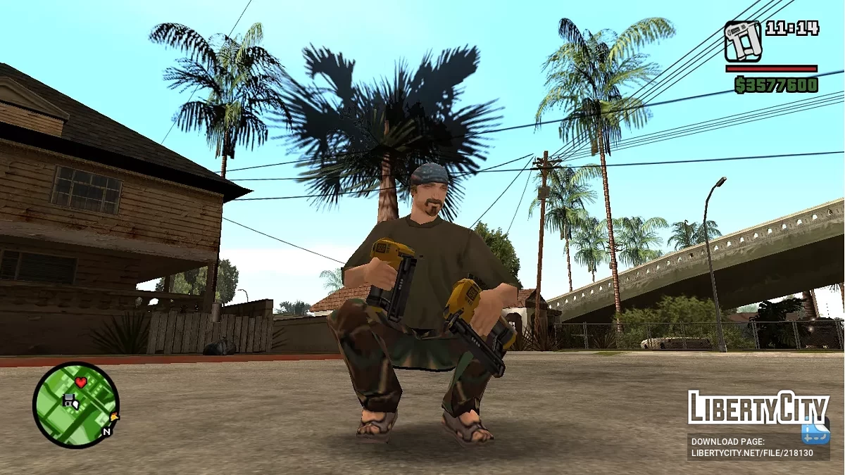 Набір зброї 3D-ери / GTA San Andreas