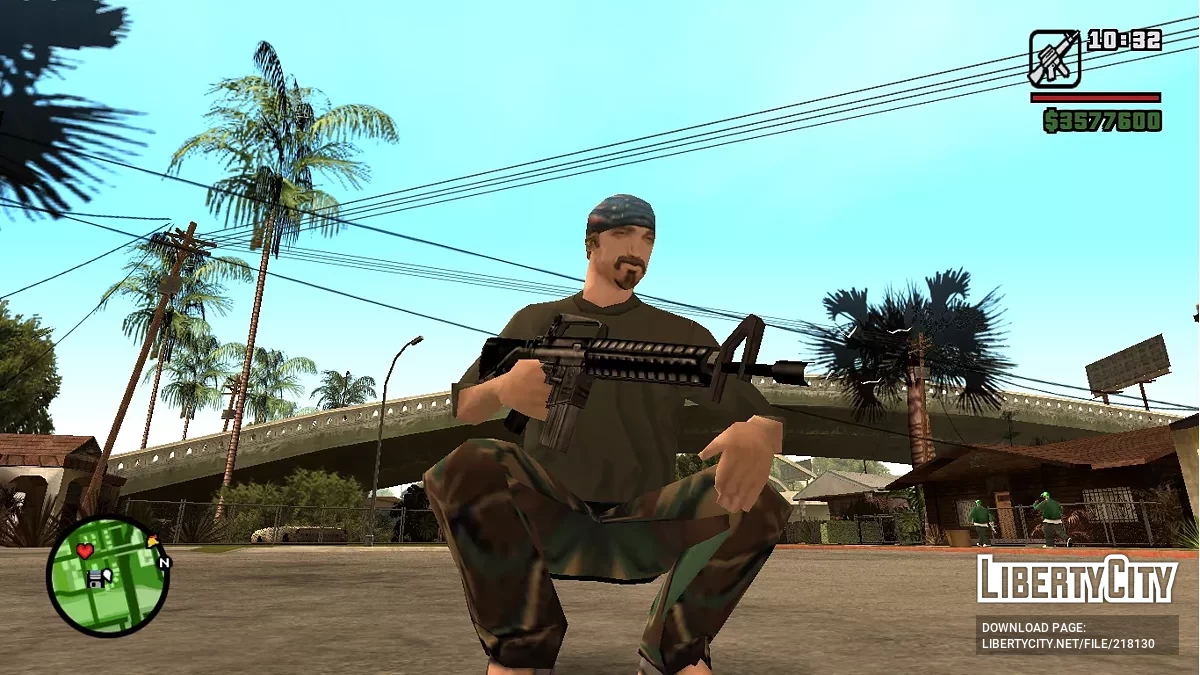 Набір зброї 3D-ери / GTA San Andreas