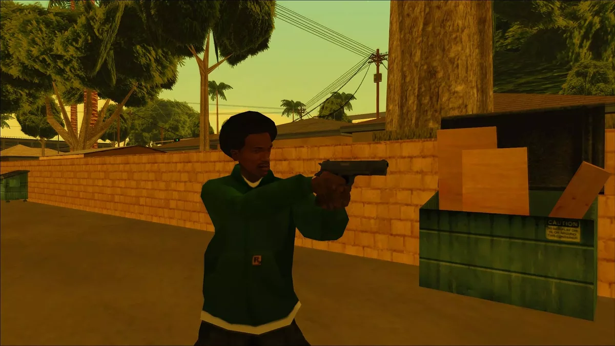 Схованка OG [Пакет бандитської зброї] / GTA San Andreas