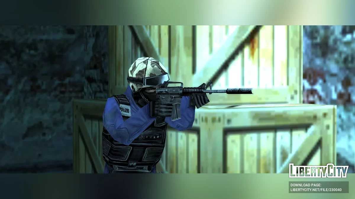 مجموعة جميع الأسلحة من Counter-Strike 1.6 (متحركة) / جي تي إيه سان أندرياس