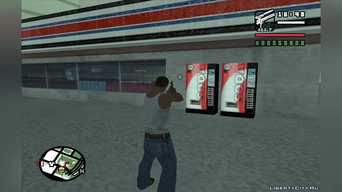 AMT Hardballer Longslide з лазерним прицілом / GTA San Andreas