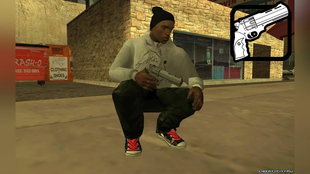 Revólver de Alien: Isolation / GTA San Andreas