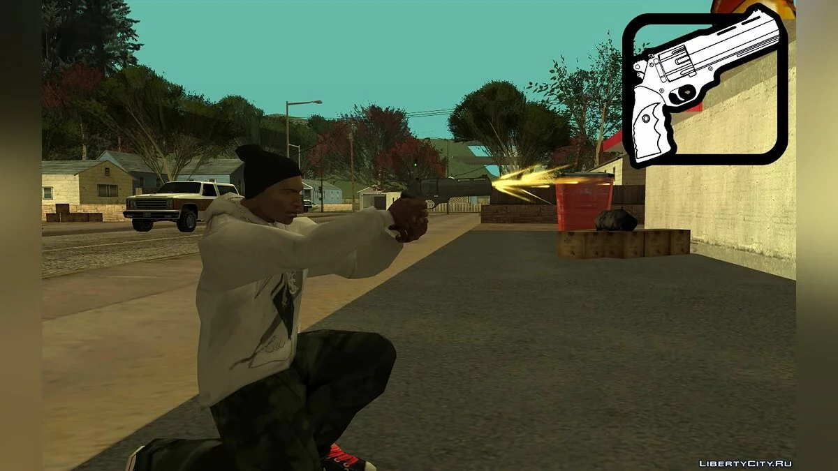 Revólver de Alien: Isolation / GTA San Andreas
