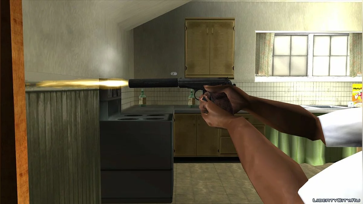 Пистолет Макарова из Call of Duty: Black Ops / GTA San Andreas