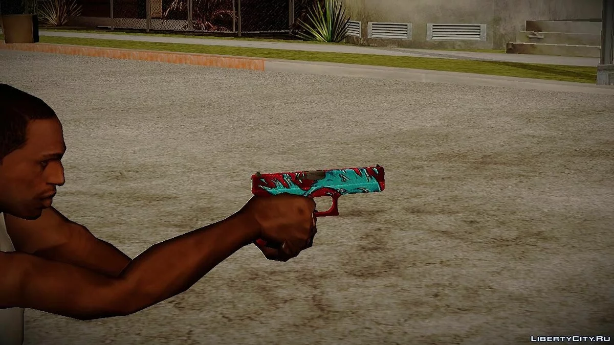 Glock-18 Water Elemental + Glock-18 Catacombs / GTA San Andreas