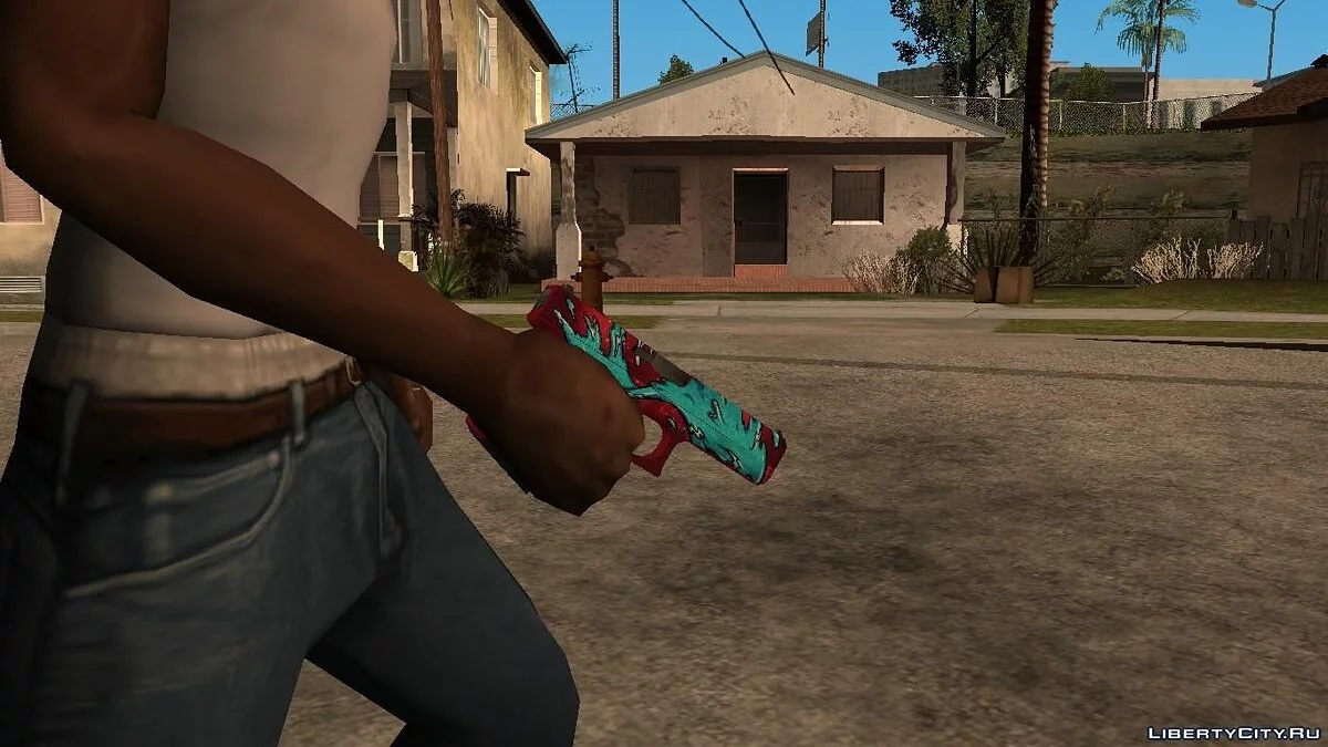 Glock-18 Water Elemental + Glock-18 Catacombs / GTA San Andreas