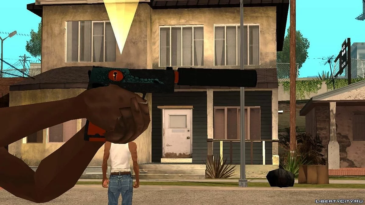 USP-S Straж+Cayman من CS:GO / جي تي إيه سان أندرياس
