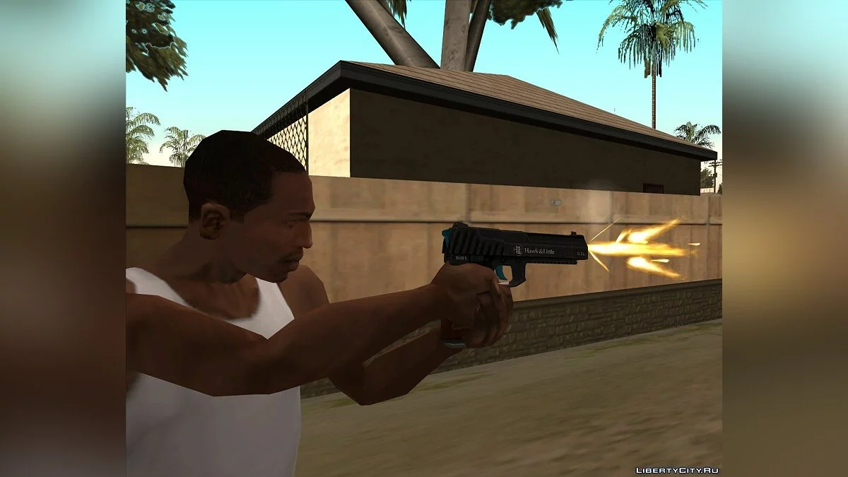 Pistol .50 поліцейське забарвлення з GTA V / GTA San Andreas