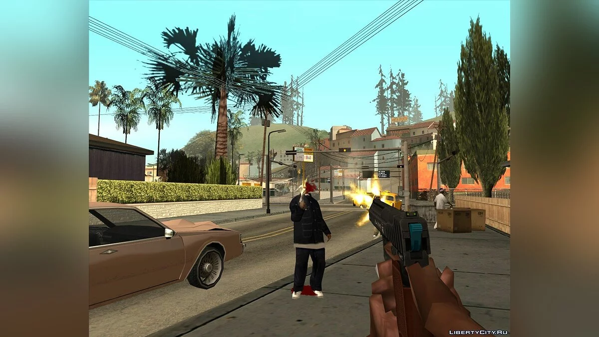 GTA V 中的 .50 口径手枪警察涂装 / GTA San Andreas