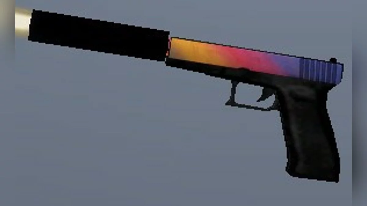 Glock 17 Silenciado Fade / GTA San Andreas