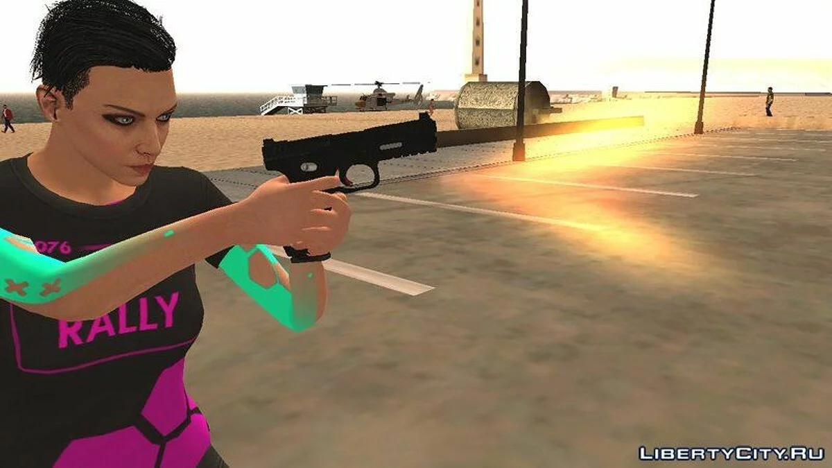 Pistol Protokol dari Call Of Duty MWR / GTA San Andreas