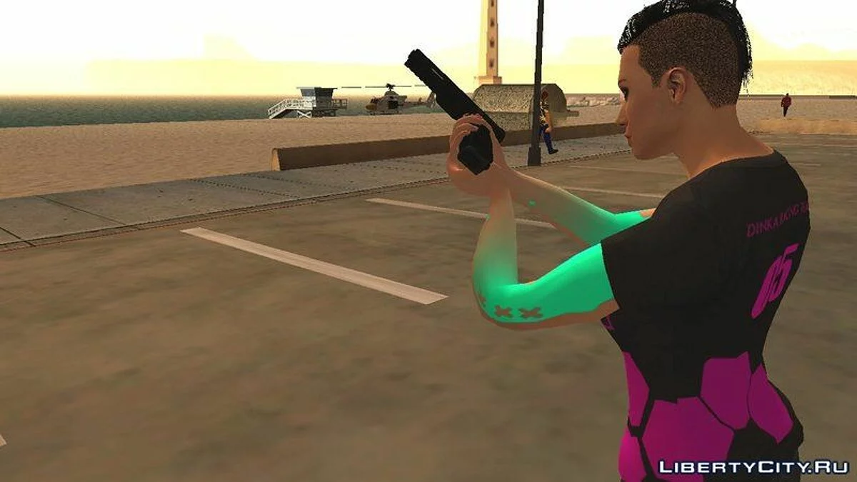 Pistol Protokol dari Call Of Duty MWR / GTA San Andreas