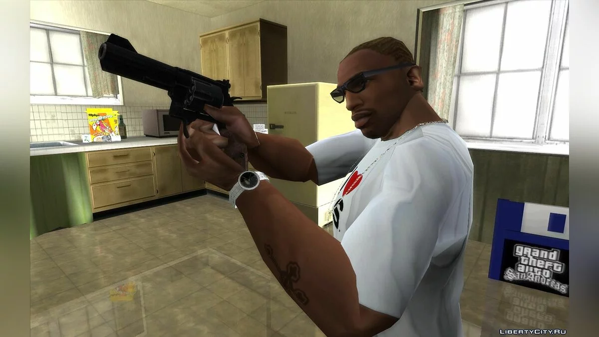 RE2: Remake - Brian Iron's S&W 329PD / GTA San Andreas