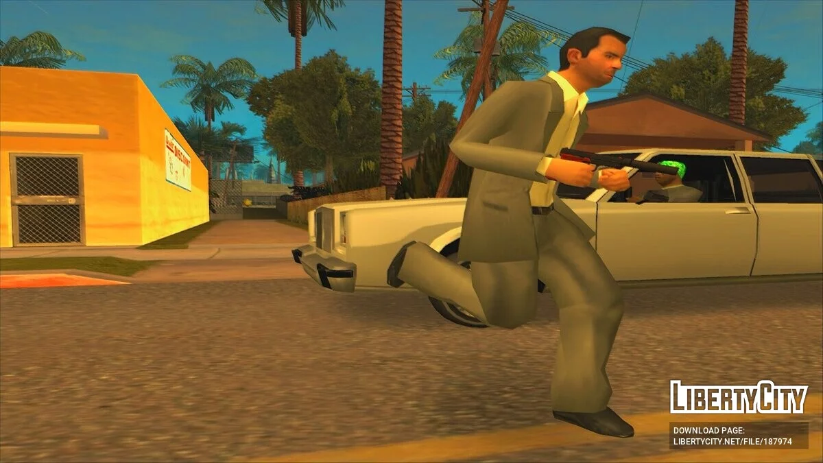 GTA 5 WM 29 Pistol and a Candy Cane / GTA San Andreas