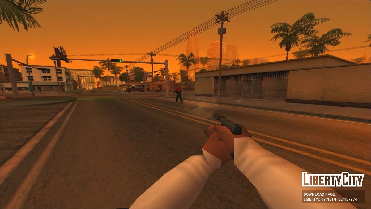 GTA 5 WM 29 Pistol and a Candy Cane / GTA San Andreas