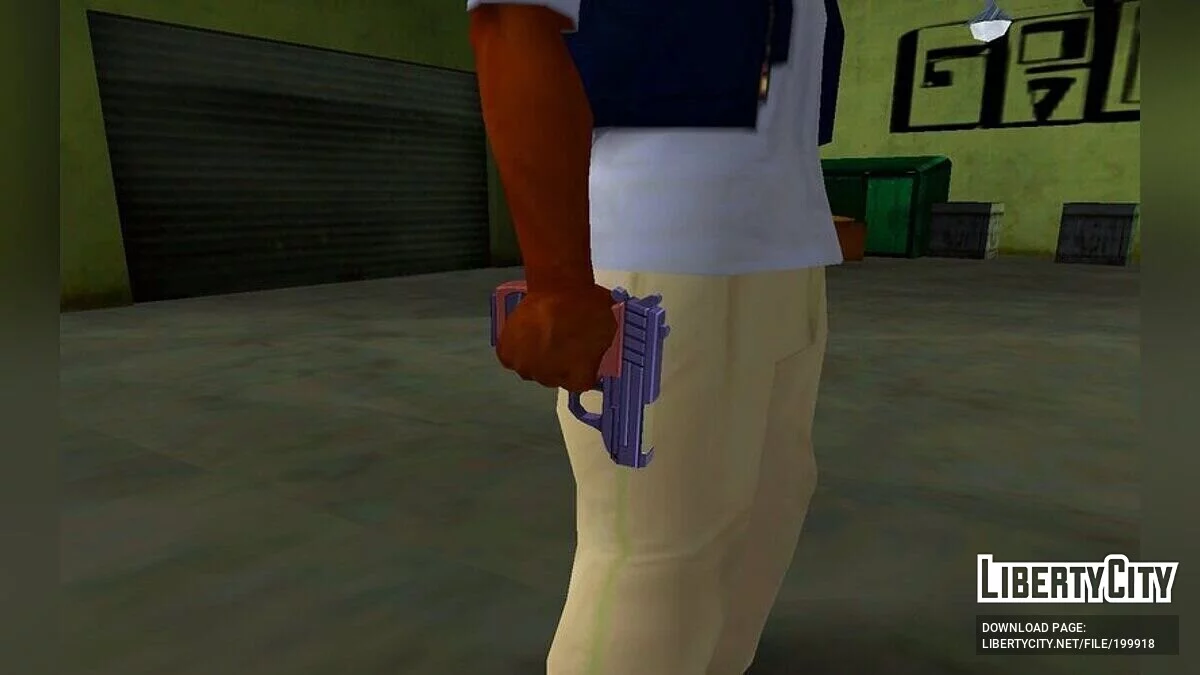 Pistol Dinas Masyarakat Pandemonium / GTA San Andreas