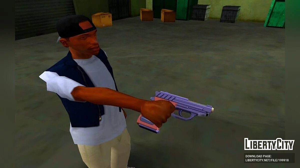 Pistol Dinas Masyarakat Pandemonium / GTA San Andreas