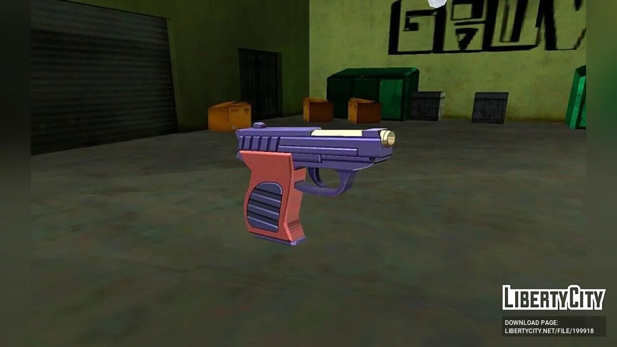 Pistol Dinas Masyarakat Pandemonium / GTA San Andreas