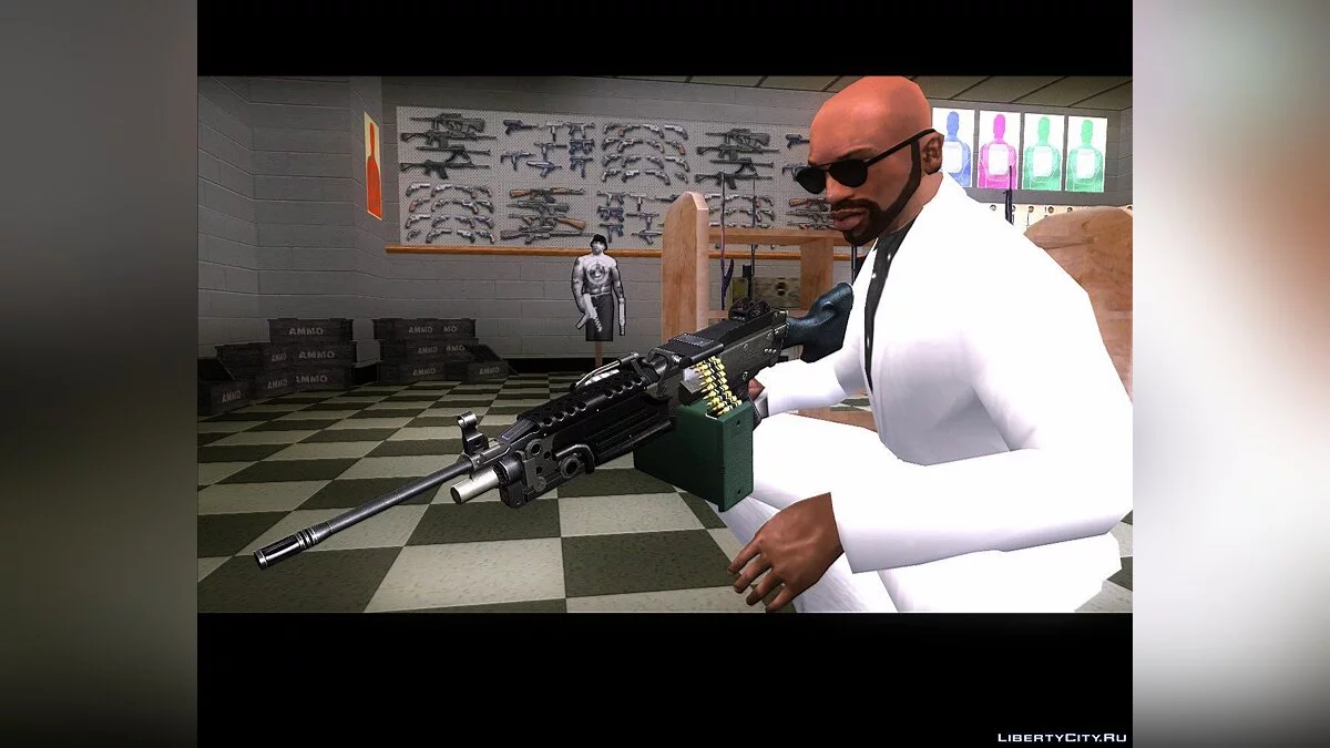 M249 (não uma substituição, mas uma adição) / GTA San Andreas