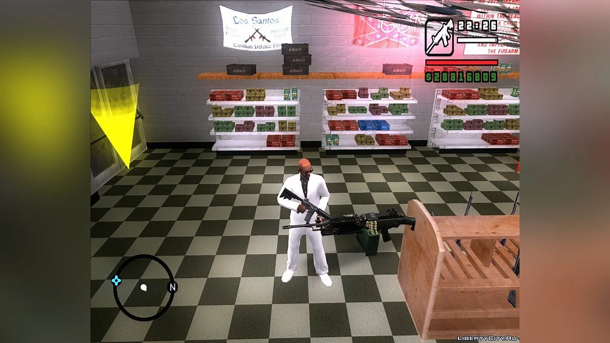 M249 (não uma substituição, mas uma adição) / GTA San Andreas