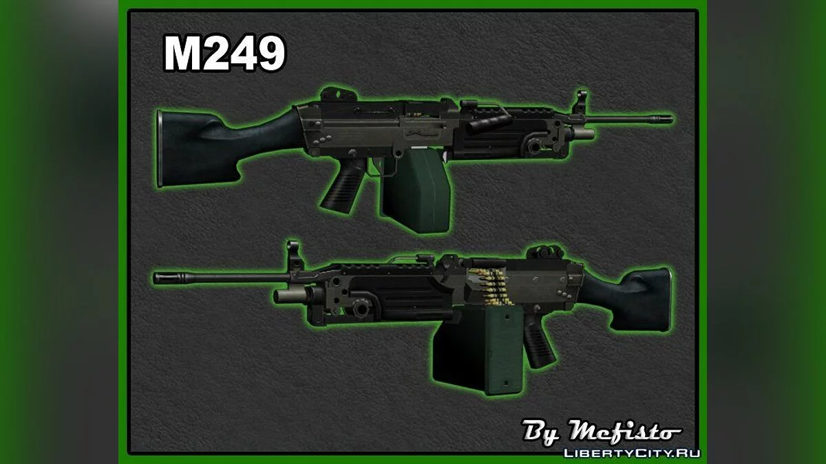 M249 (não uma substituição, mas uma adição) / GTA San Andreas