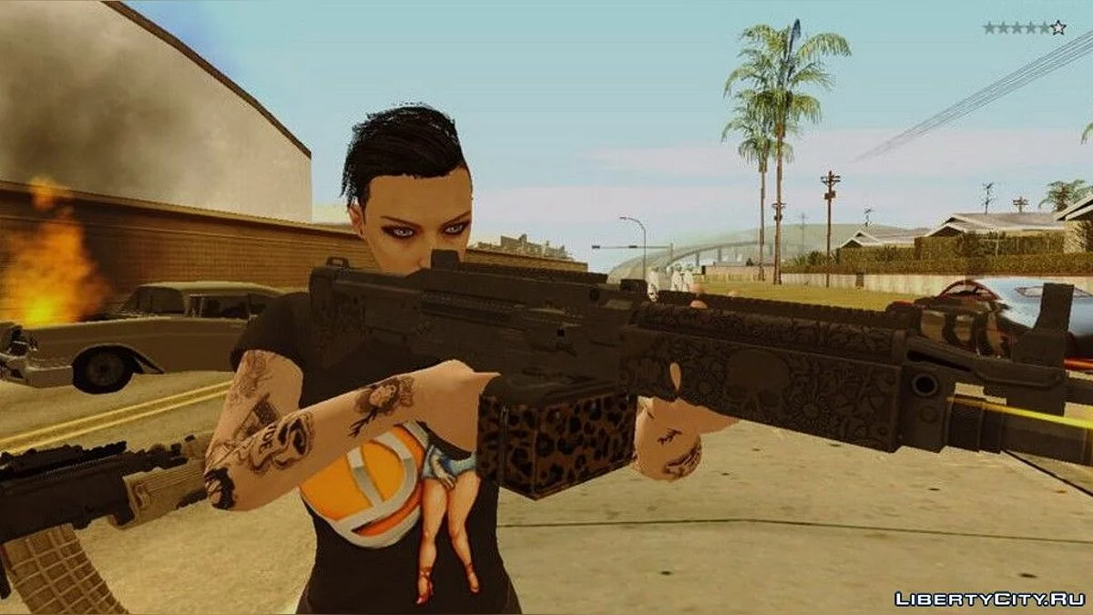 Submachine gun from GTA Online / GTA San Andreas