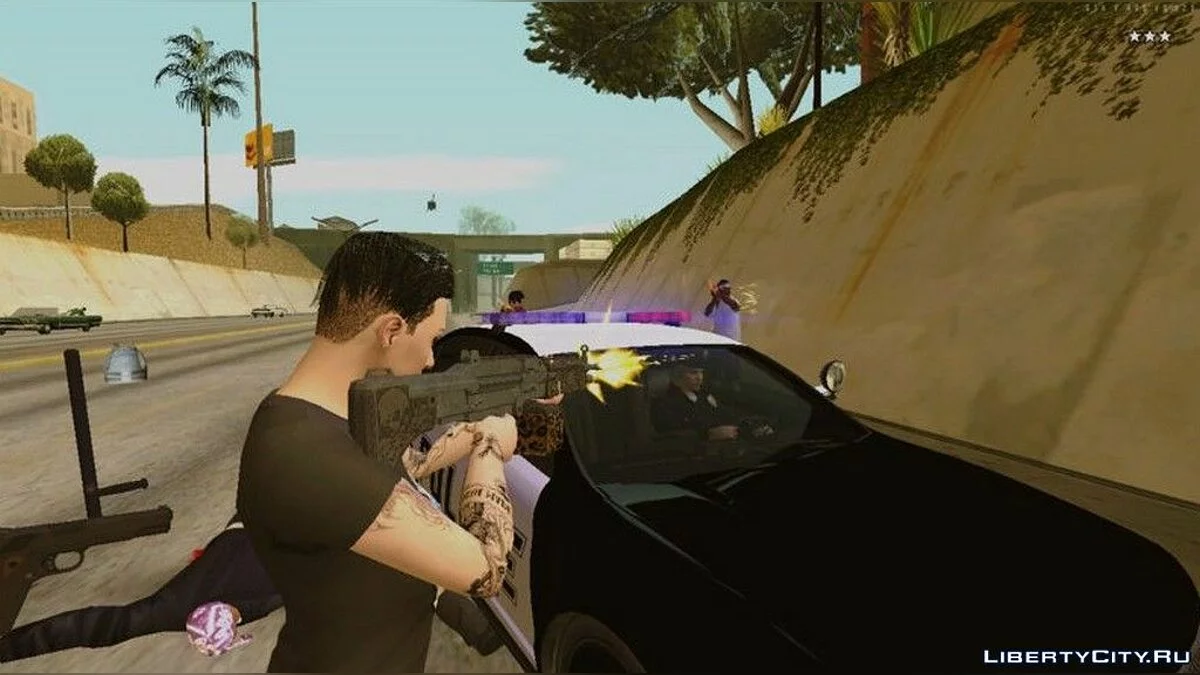 Submachine gun from GTA Online / GTA San Andreas