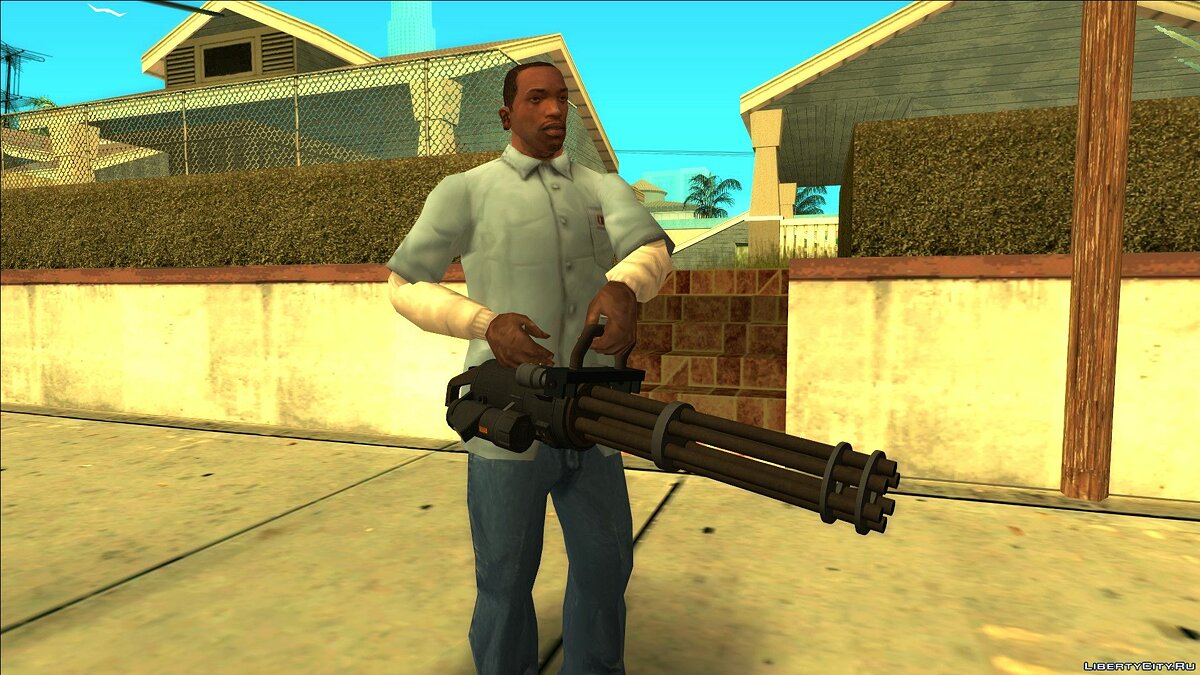 Minigun (HD) para GTA San Andreas