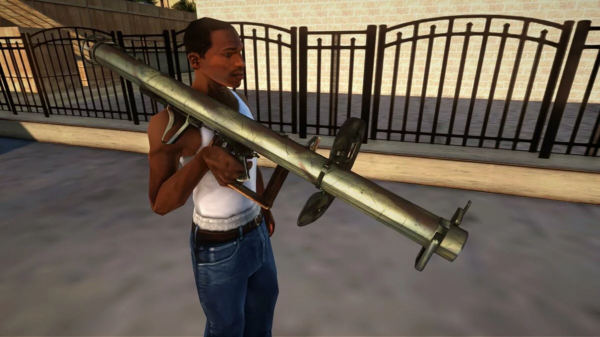 Panzerschreck قاذفة صواريخ مضادة للدبابات / جي تي إيه سان أندرياس