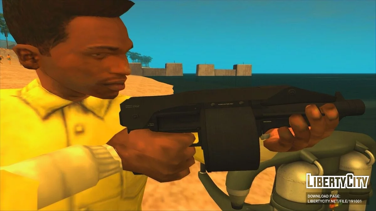 GTA 5 Shrewsbury Sweeper Shotgun / GTA San Andreas