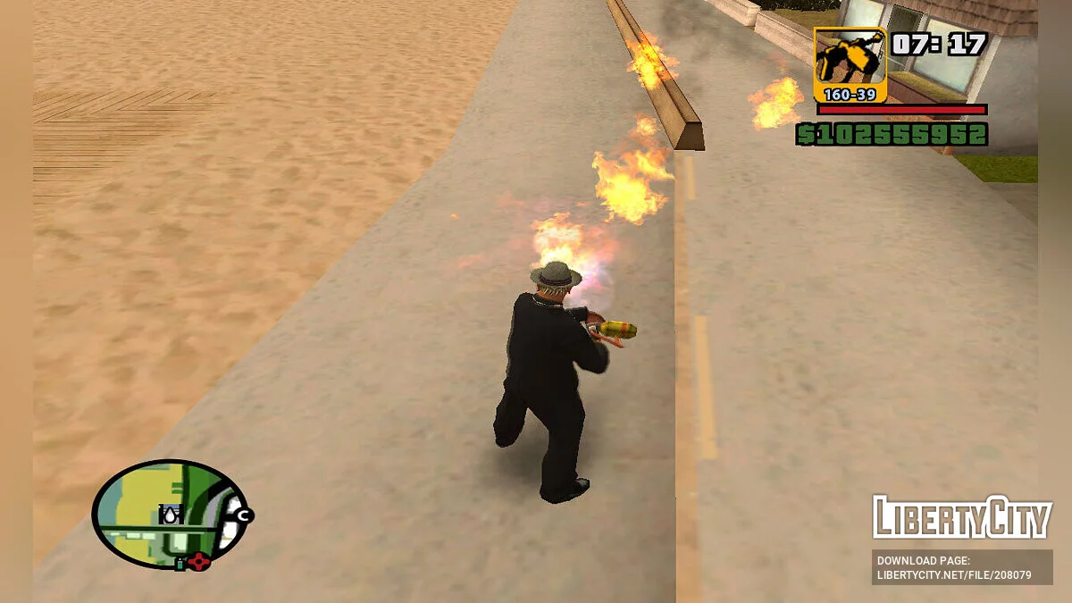 Flamethrower from GTA 3 / GTA San Andreas