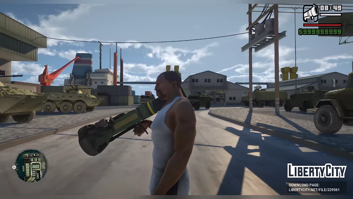 Британський протитанковий ракетний комплекс MBT-NLAW / GTA San Andreas