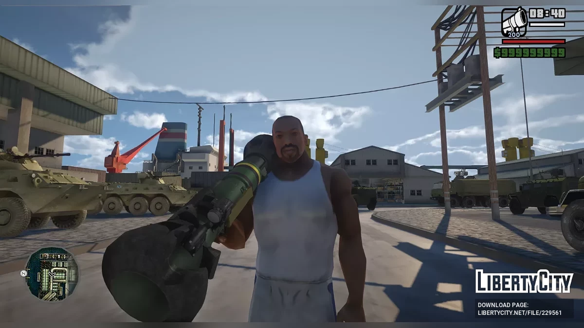 Британський протитанковий ракетний комплекс MBT-NLAW / GTA San Andreas