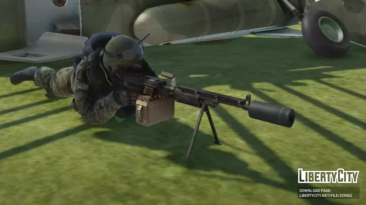 Російський кулемет AEK-999 / GTA San Andreas