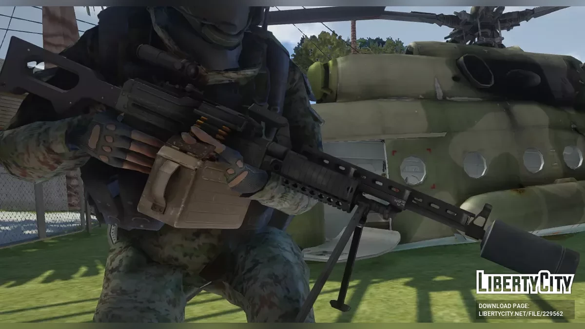 Російський кулемет AEK-999 / GTA San Andreas