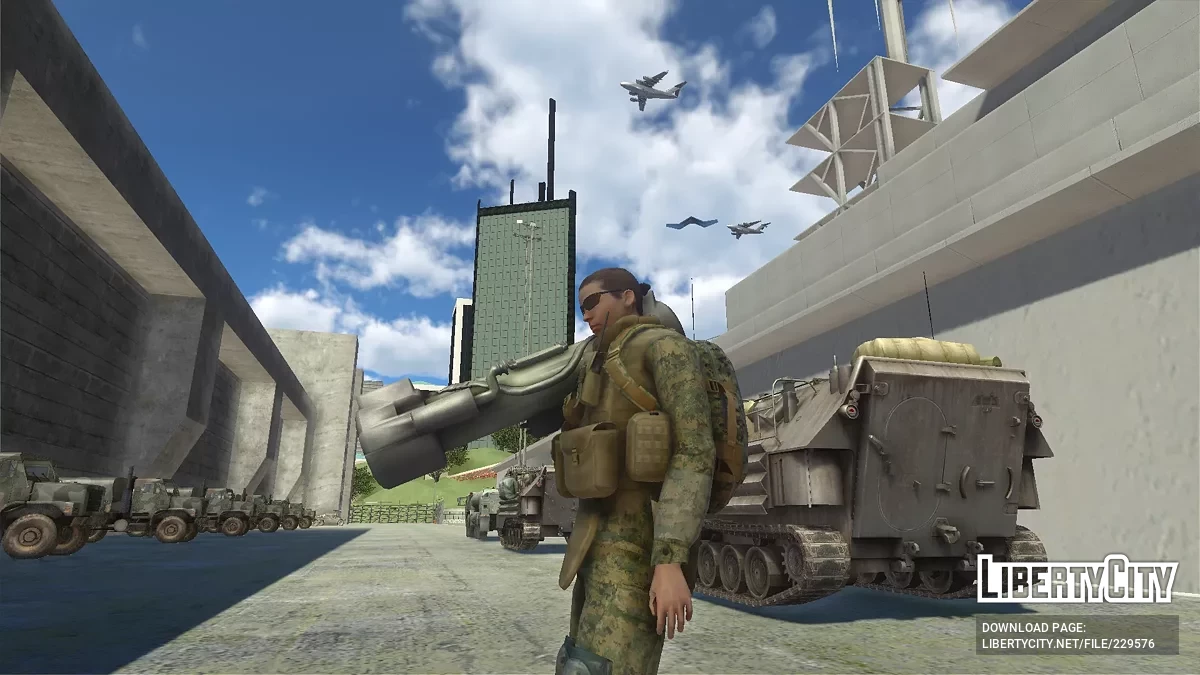 США FGM-172 Короткобійна штурмова зброя / GTA San Andreas