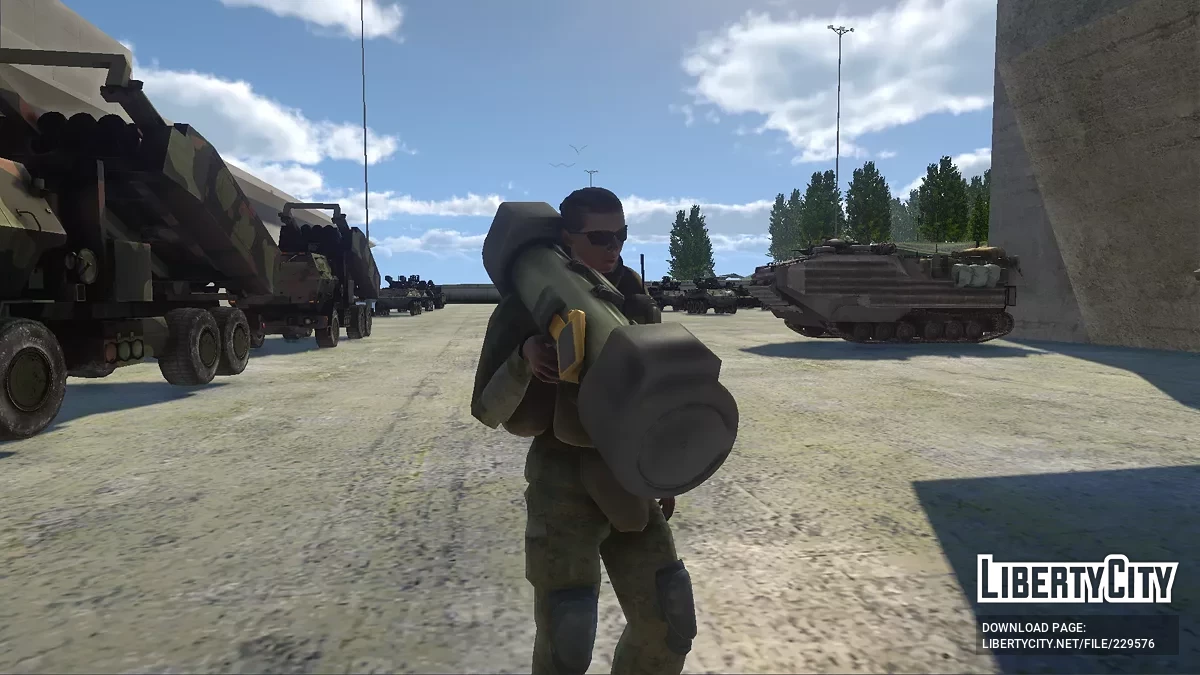 США FGM-172 Короткобійна штурмова зброя / GTA San Andreas