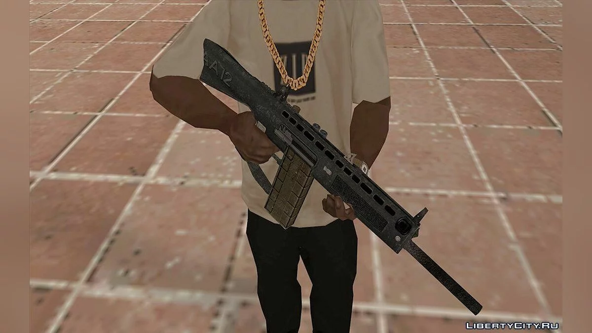 Atchisson AA12, conversão de Tornado Force / GTA San Andreas