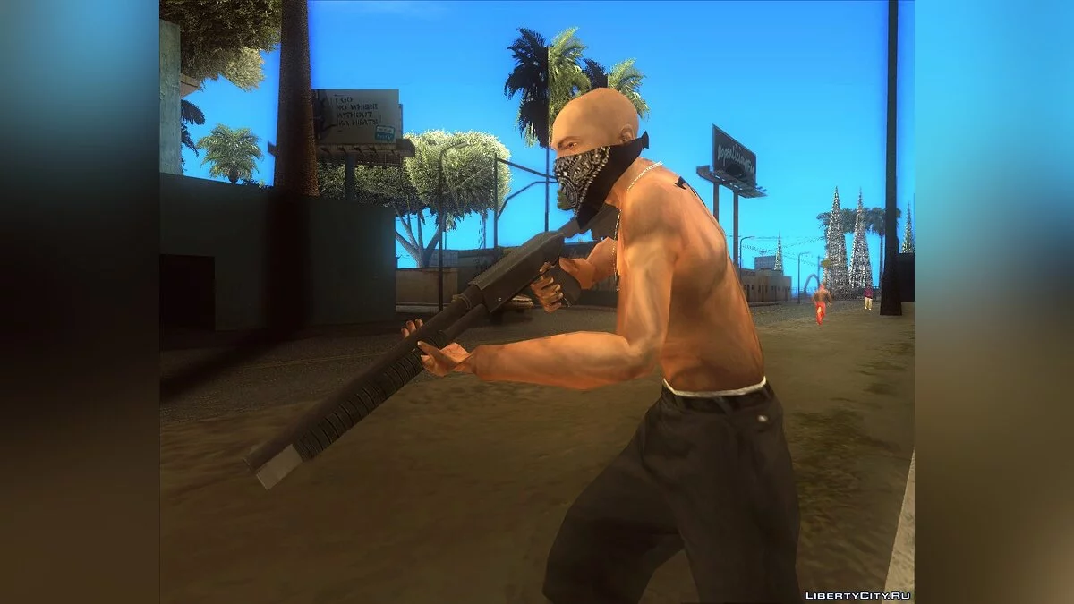 Shotgun from GTA 4 in the style of GTA 5 (Shotgun from GTA 4. GTA 5 Style) / GTA San Andreas
