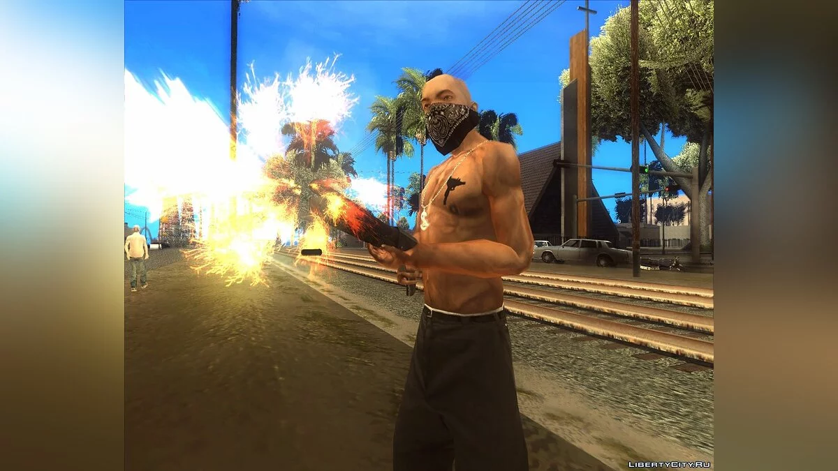Shotgun from GTA 4 in the style of GTA 5 (Shotgun from GTA 4. GTA 5 Style) / GTA San Andreas