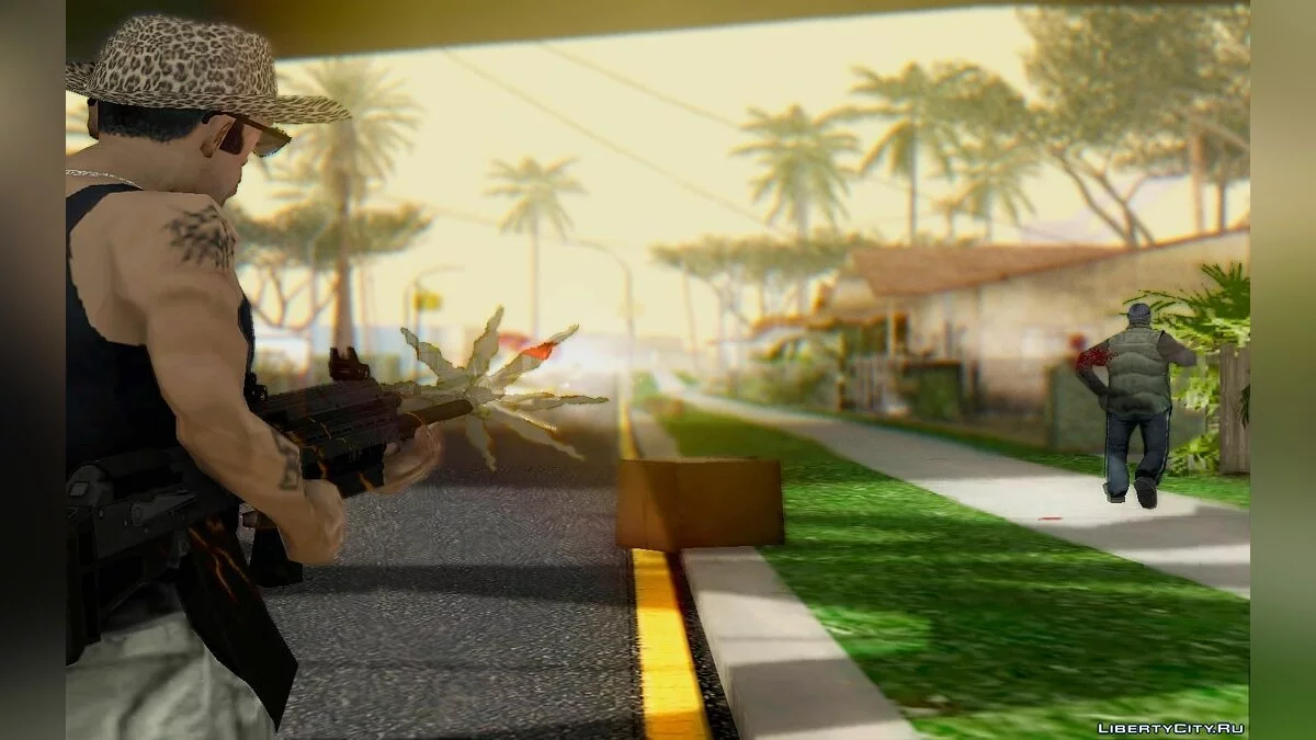 来自 Warface 的 Saiga 12c bull-pup elite / GTA San Andreas