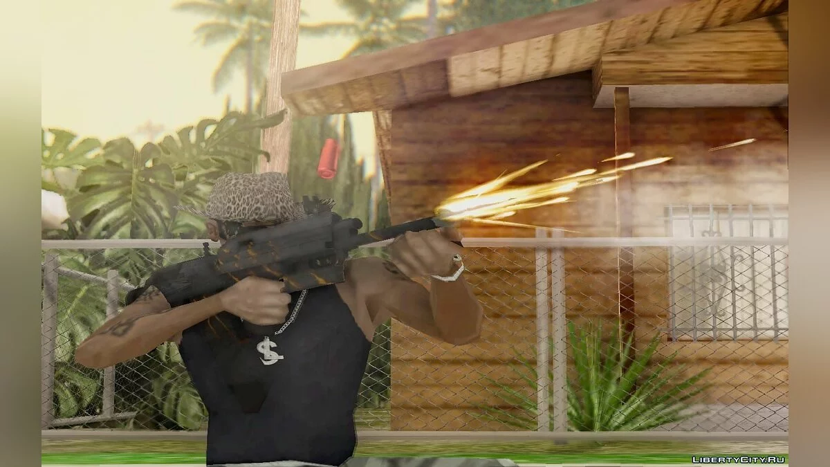 来自 Warface 的 Saiga 12c bull-pup elite / GTA San Andreas