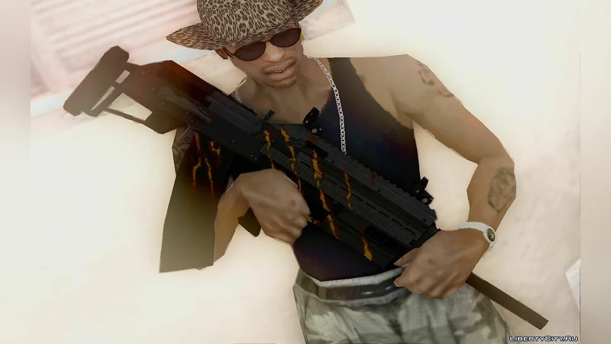 来自 Warface 的 Saiga 12c bull-pup elite / GTA San Andreas