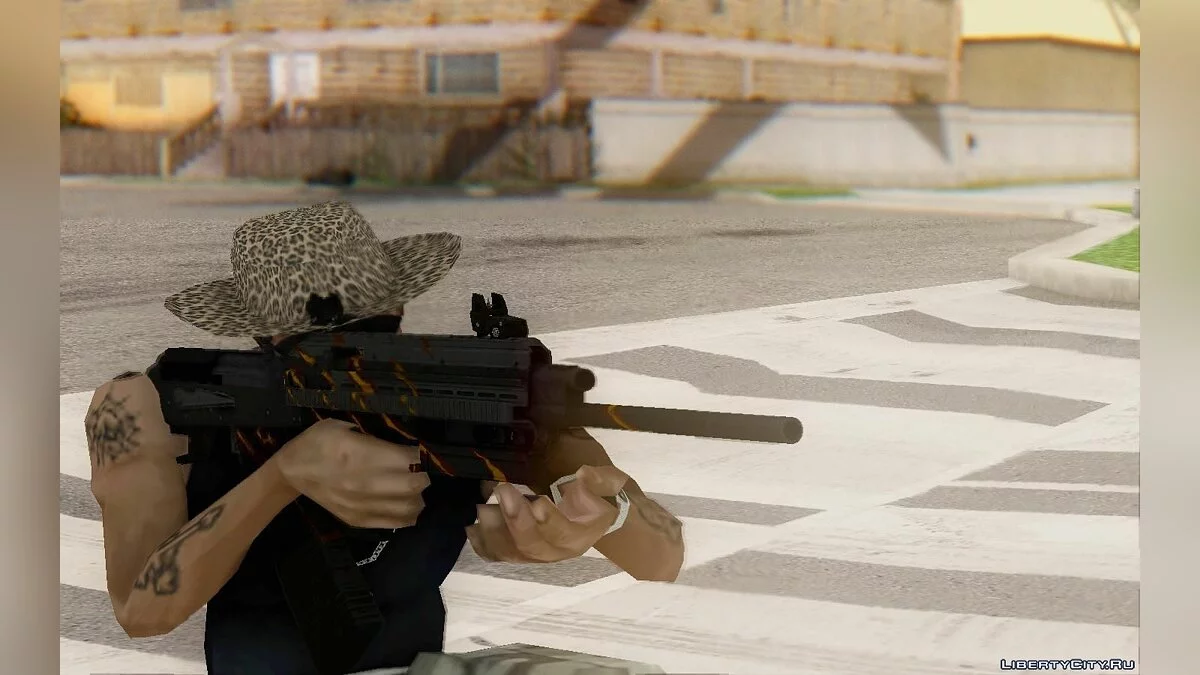 来自 Warface 的 Saiga 12c bull-pup elite / GTA San Andreas