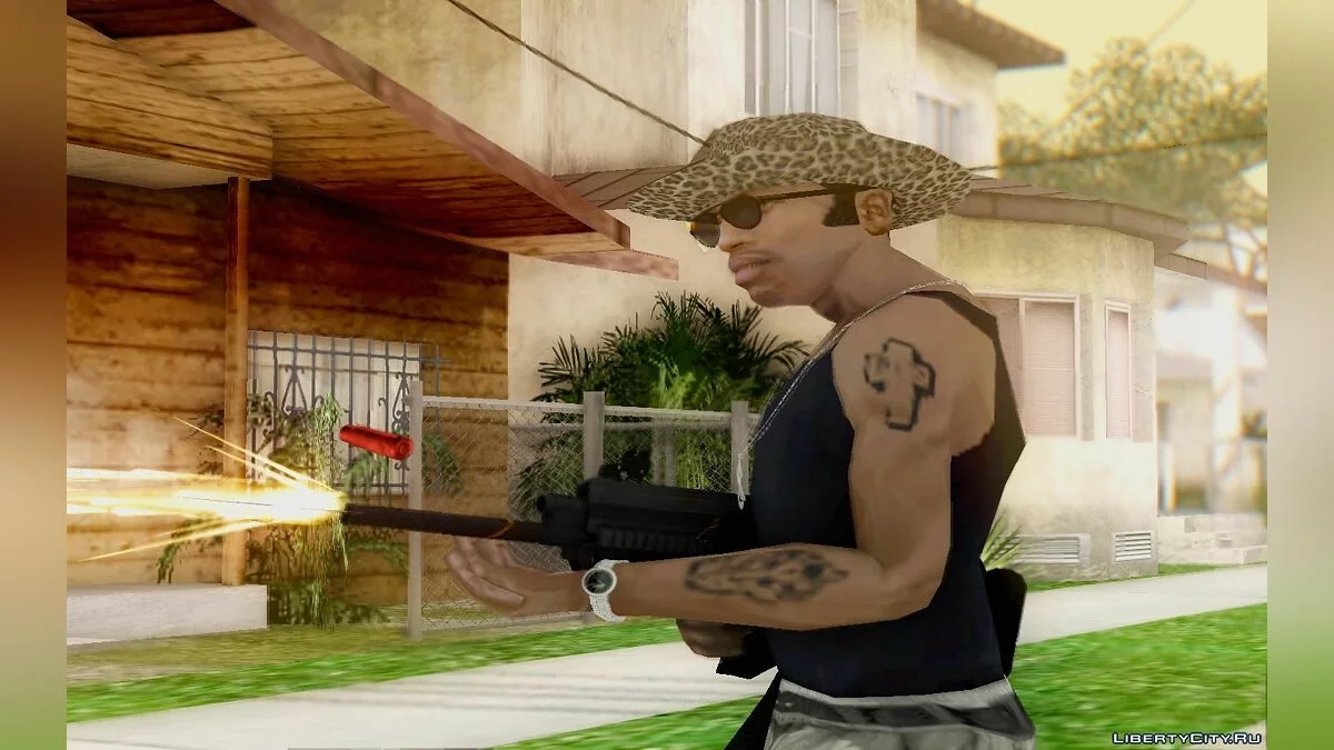 来自 Warface 的 Saiga 12c bull-pup elite / GTA San Andreas