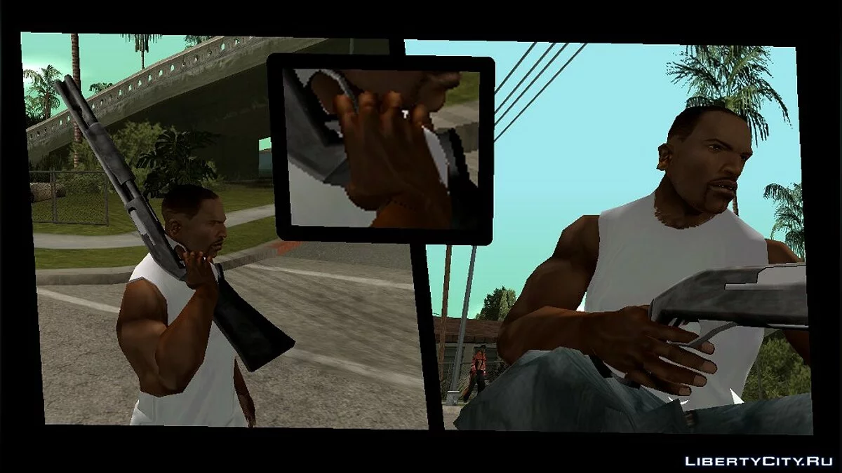 Armas: Chromegun №2 / GTA San Andreas