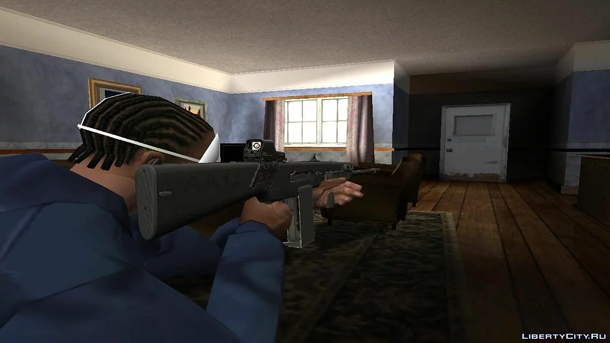 AA-12 Eotech Holo + Grip and Anim / GTA San Andreas